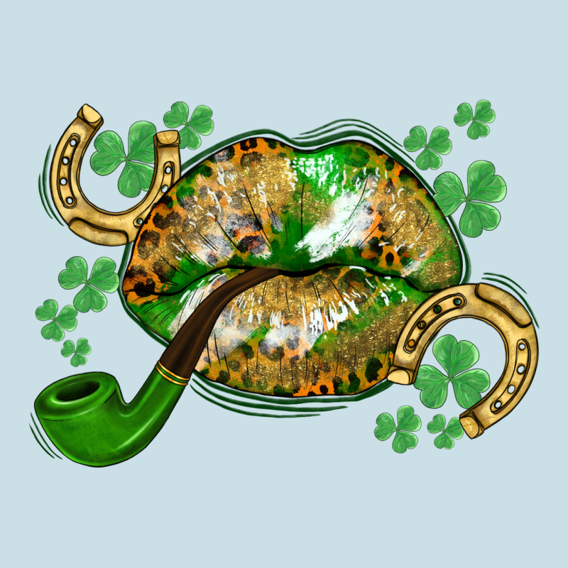 St. Patrick's Day Lips Ladies Tee by CowGirlArtShop | Teevron
