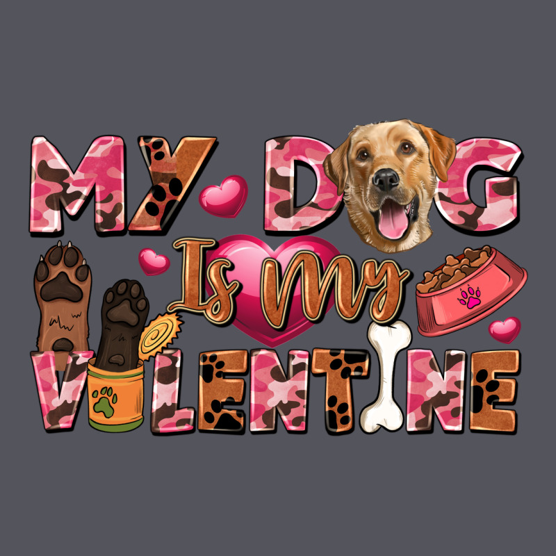 My Dog Is My Valentine Vintage Hoodie by FaDigitalArtStudio | Teevron