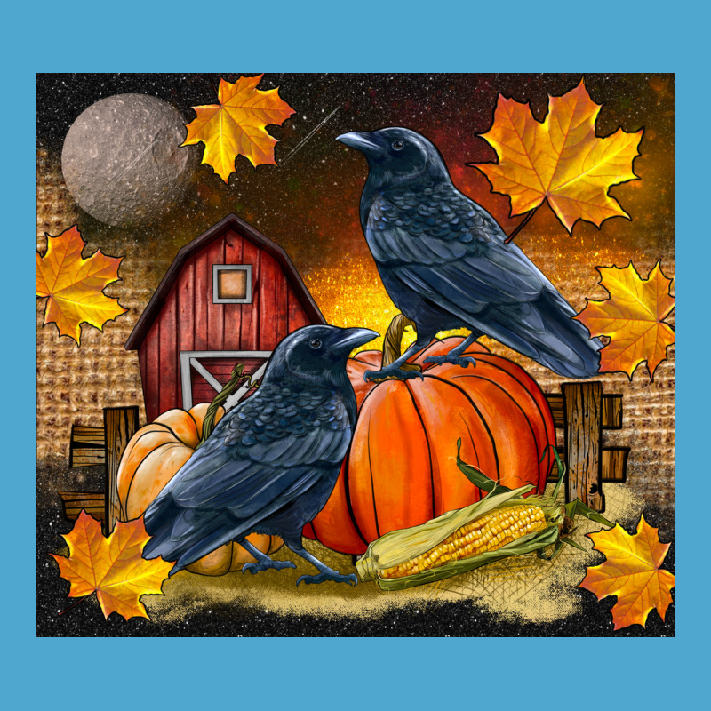 Fall Crow Premium Hoodie by LillyAllenDesigns | Teevron