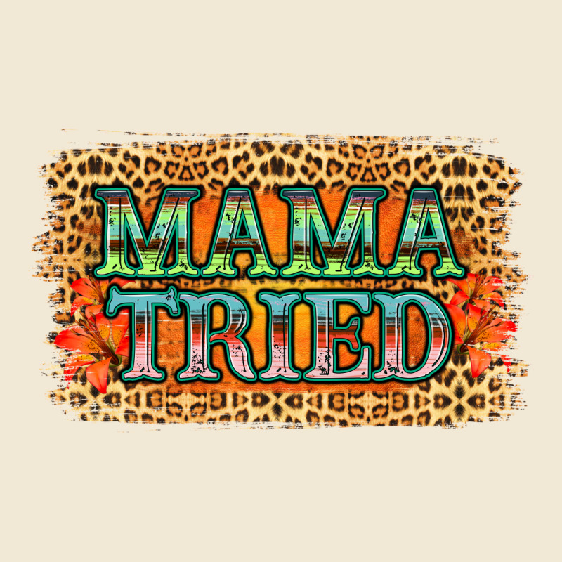 Leopard Floral Mama Tried Premium Tee by Jasminsmagicworld | Teevron