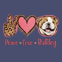 Peace Love Bulldog Vintage Tee | Teevron