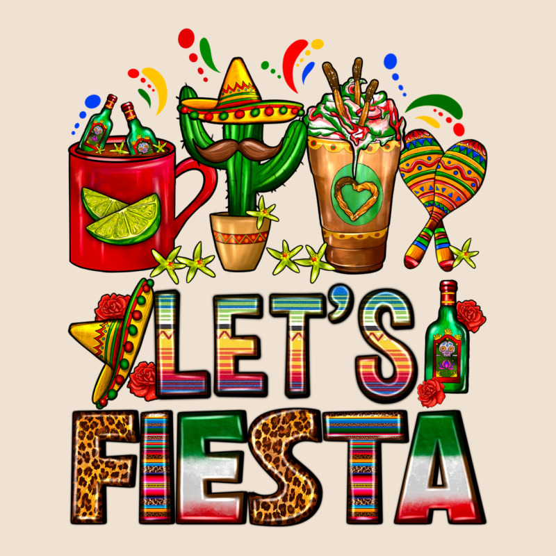 Let's Fiesta Mexico Coffee Cups With Cactus Urban Heavy Tee by FaDigitalArtStudio | Teevron