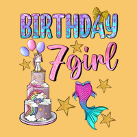 Birthday Girl 7 Vintage Hoodie | Teevron