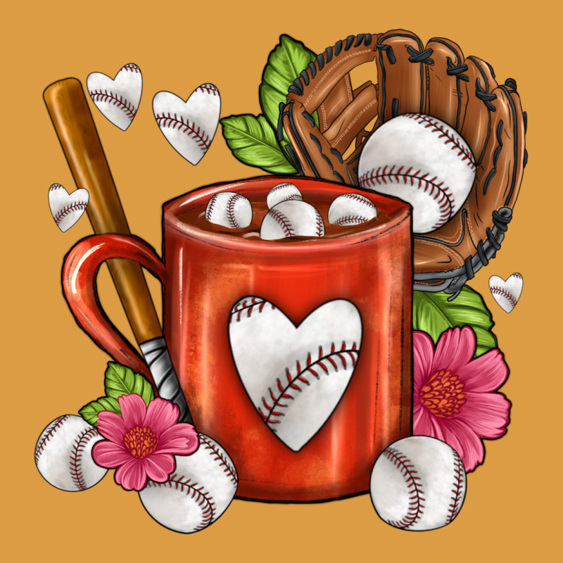 Baseball Coffee Cup Urban Heavy Tee by FaDigitalArtStudio | Teevron