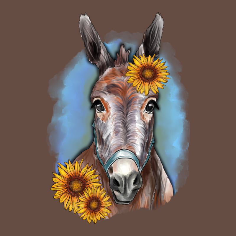 Sunflower Donkey Long Sleeve Tee by RanaPortraitStore | Teevron