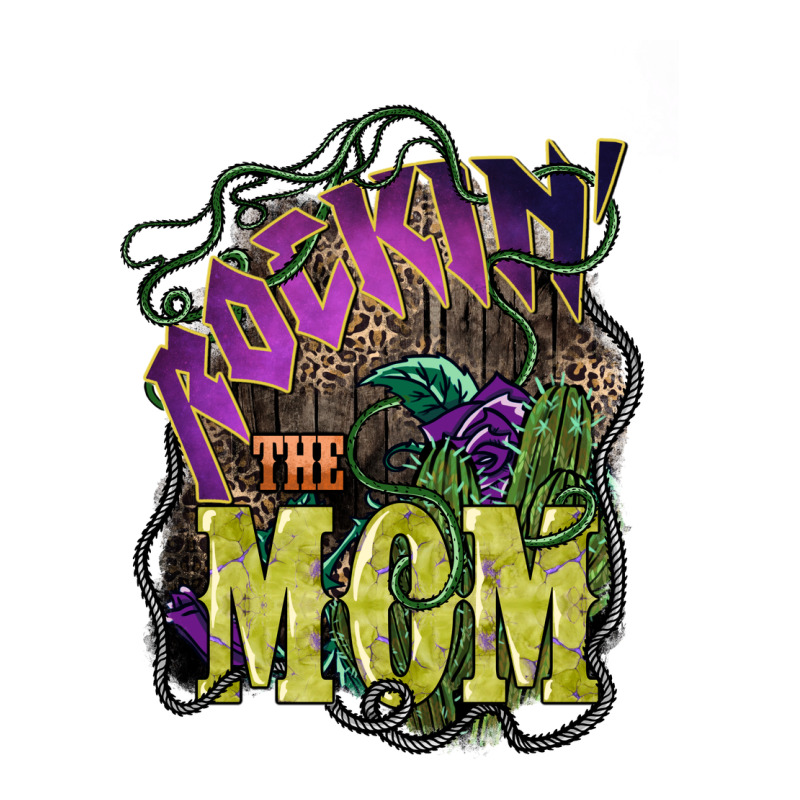 Rockin The Mom Mother's Day Ladies Tee by HowdyJamesFarm | Teevron