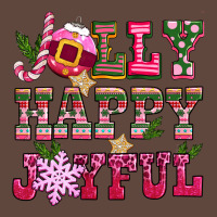 Jolly Happy Joyful Pink Christmas Classic Tee | Teevron