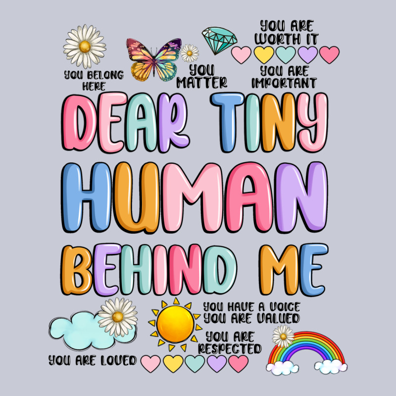 Dear Tiny Human Behind Me Heavyweight Hoodie by JahusDesignShop | Teevron