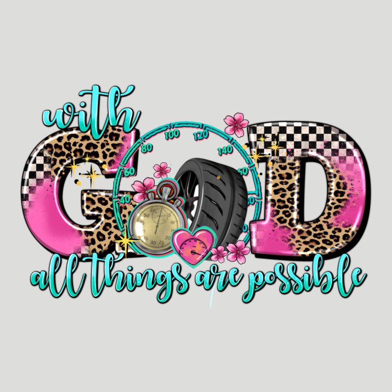 With God All Things Are Possible Race Zipper Hoodie by AdoDesignShop | Teevron