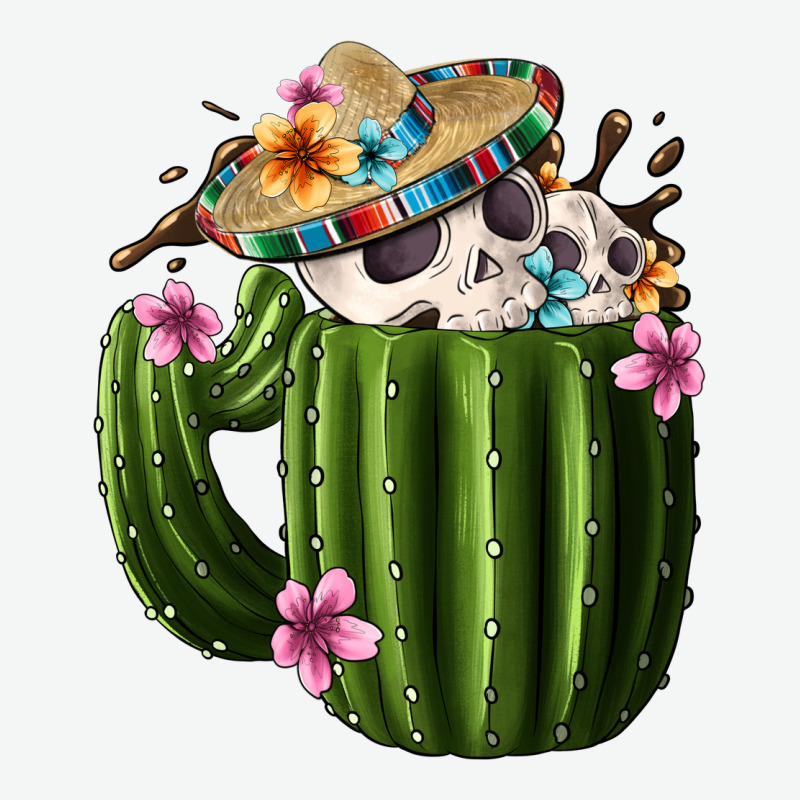 Day Of The Dead Mexican Cactus Urban Heavy Tee by FaDigitalArtStudio | Teevron