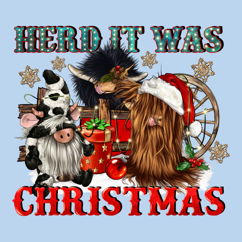 Herd It Was Christmas Classic Tee by CowGirlArtShop | Teevron