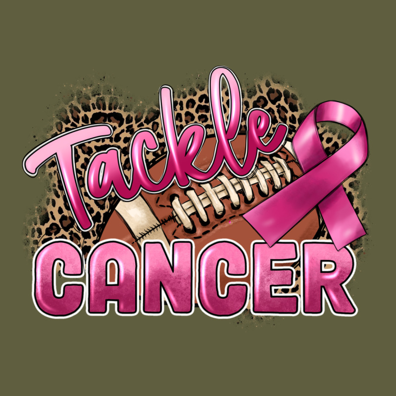 Tackle Cancer Football Vintage Tee by FaDigitalArtStudio | Teevron