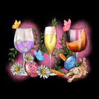 Easter Wine Glasses  Easter Day Ladies Tee | Teevron
