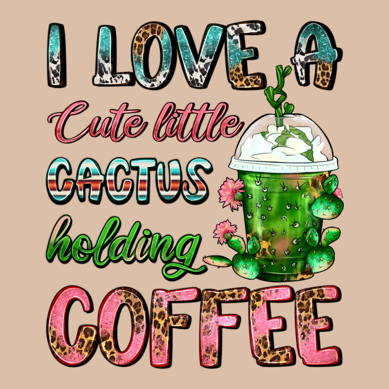 I Love A Cute Little Cactus Holding Coffee Urban Heavy Tee by FaDigitalArtStudio | Teevron