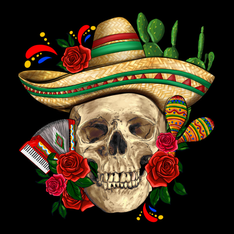 Di De Los Muertos With Roses Mexico Ladies Tee by HowdyJamesFarm | Teevron
