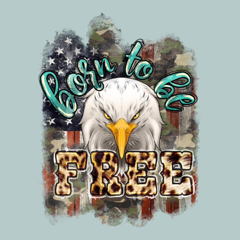 Born To Be Free 4th Of July Heavy Core Tee by HowdyJamesFarm | Teevron