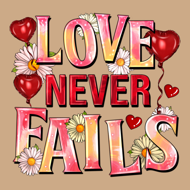 Love Never Fails Vintage Hoodie by FaDigitalArtStudio | Teevron