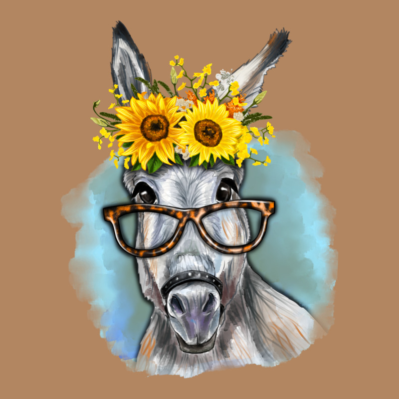 Sunflower Glasses Donkey Long Sleeve Tee by RanaPortraitStore | Teevron