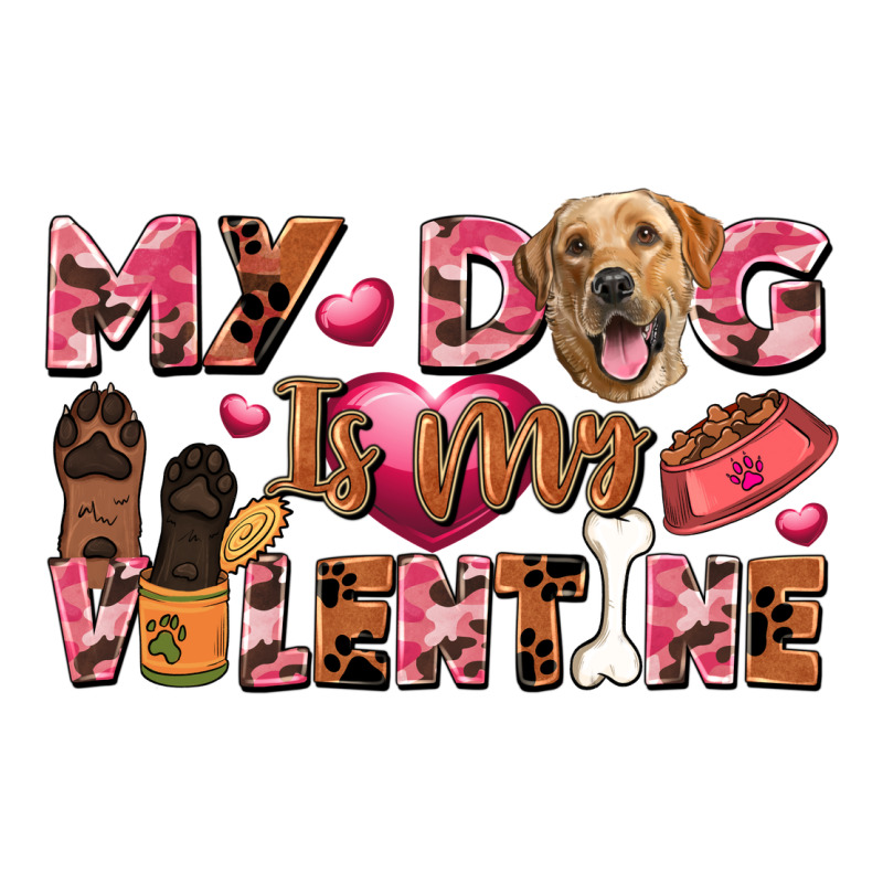 My Dog Is My Valentine Long Sleeve Tee by FaDigitalArtStudio | Teevron