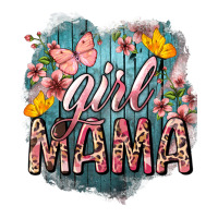 Girl Mama Butterfly Mother's Day Ladies Tee | Teevron
