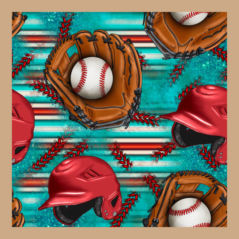 Baseball Helmet And Glove With Serape Seamless Pattern Vintage Hoodie by BundleAndBundleShop | Teevron
