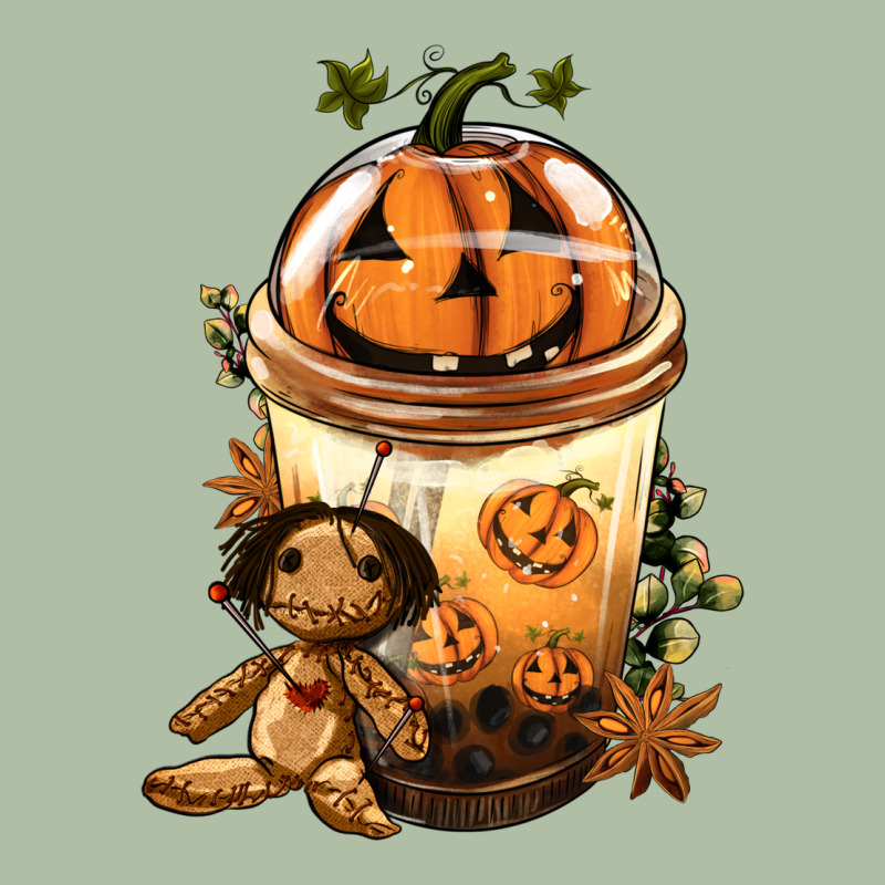 Halloween Jack O Lantern Bobba Cup Urban Heavy Tee by FaDigitalArtStudio | Teevron