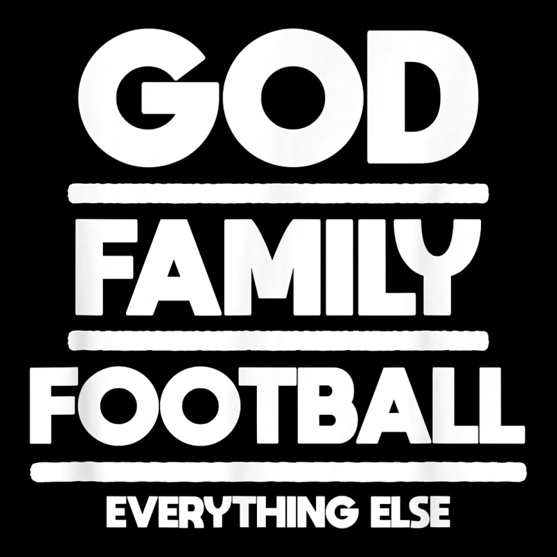 God Family Football Christian Faith Shirt Urban Hoodie by baoMotion | Teevron