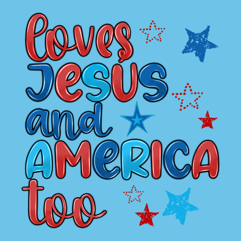 Love Jesus And America Too Premium Sweatshirt by JahusDesignShop | Teevron
