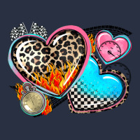 Western Leopard  Racing  Hearts Heavyweight Sweatshirt | Teevron