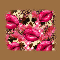 Valentine's Day Pink Plaid Red Glitter Cowhide Vintage Tee | Teevron