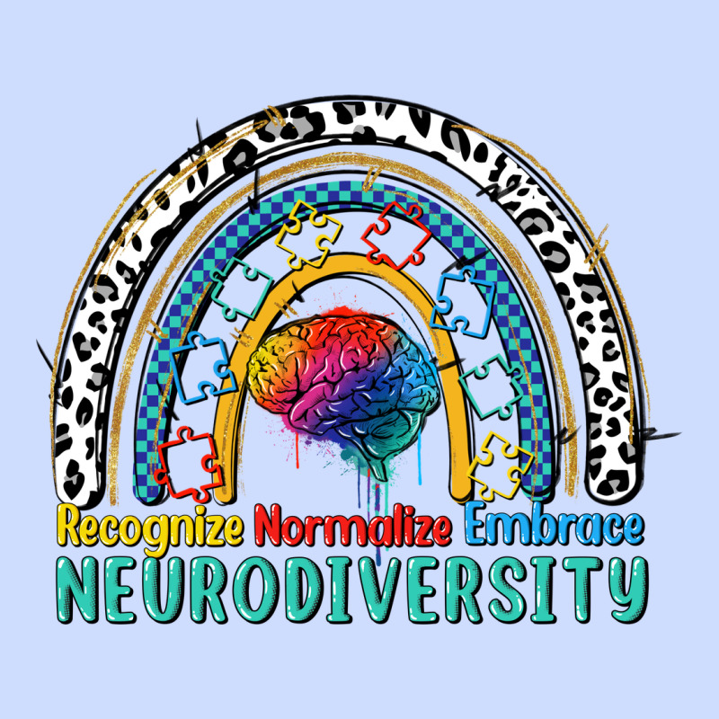 Recognize Normalize Embrace Neurodiversity Autism Urban Heavy Tee by FaDigitalArtStudio | Teevron