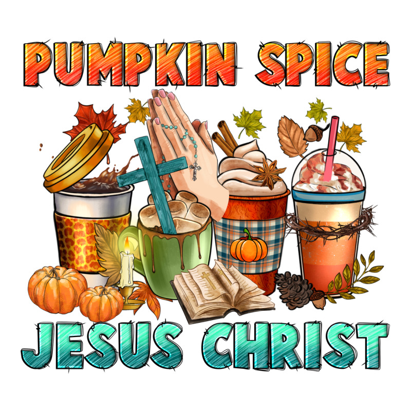Pumpkin Spice And Jesus Christ Premium Tee by CowGirlArtShop | Teevron