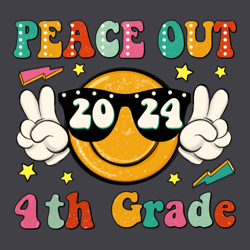 Peace Out 2024 4th Grade Heavyweight Hoodie by JahusDesignShop | Teevron