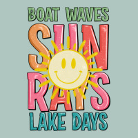 Boat Waves Sun Rays Lake Days Premium Sweatshirt | Teevron