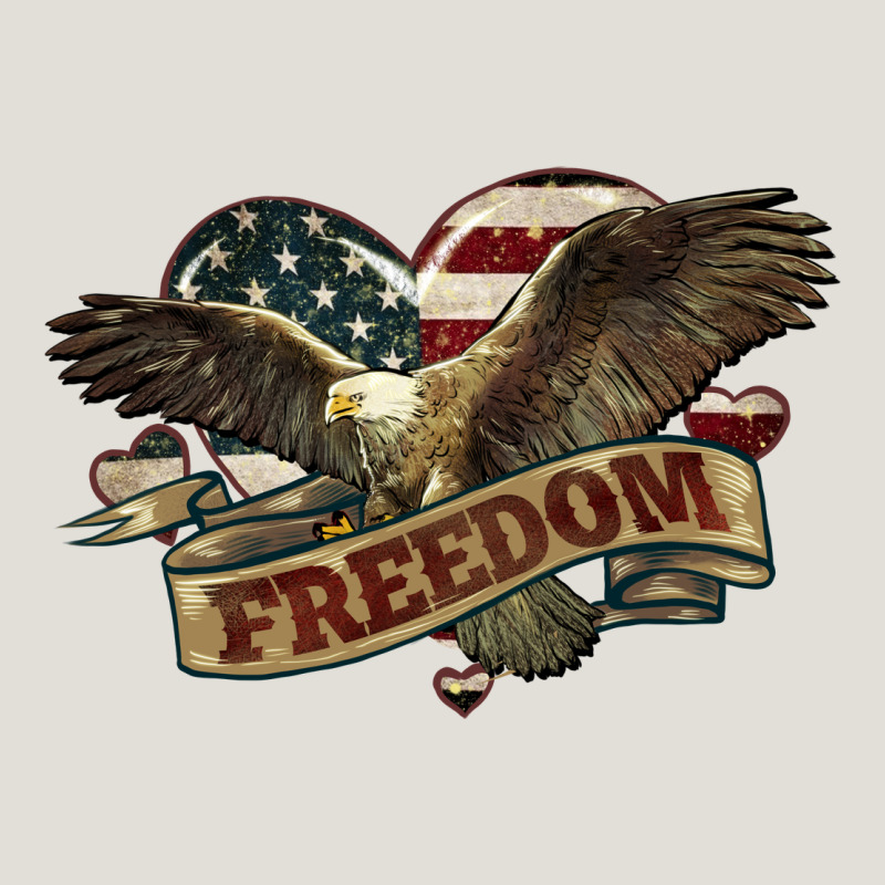 Freedom America Eagle 4th Of July Heavy Core Tee by HowdyJamesFarm | Teevron