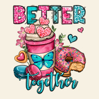 Better Together Donut And Coffee Valentines Day Vintage Tee | Teevron