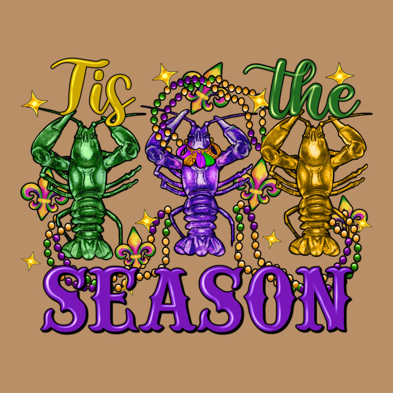 Tis The Season Crawfish Mardi Gras Vintage Hoodie by FaDigitalArtStudio | Teevron