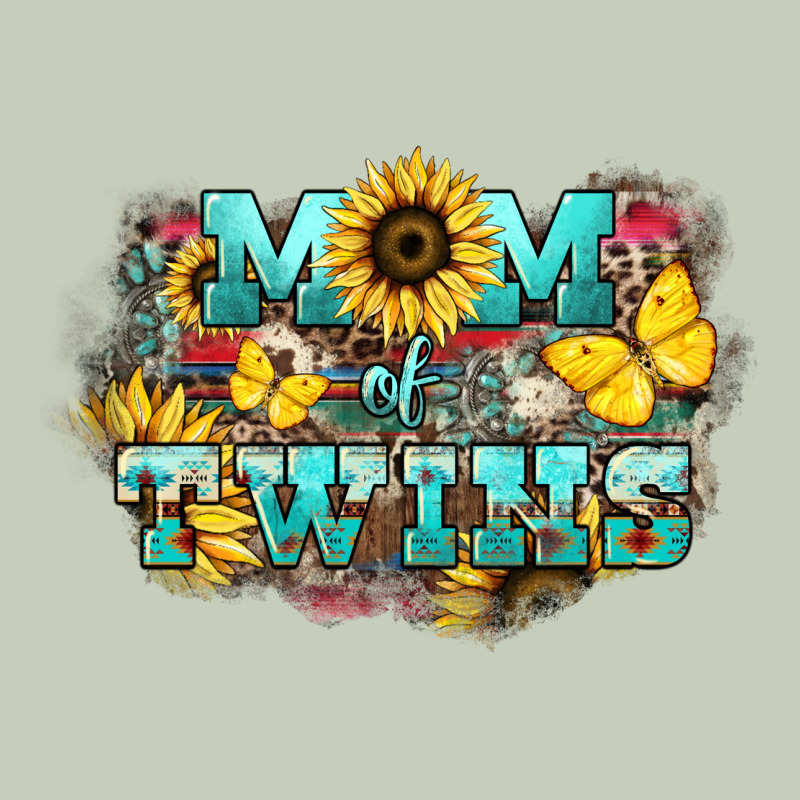 Mom Of Twins Sunflower Mothers Day Ladies Tee by HowdyJamesFarm | Teevron
