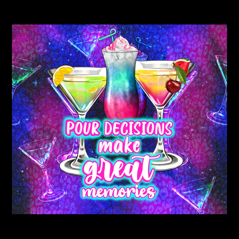 Pour Decisions Make Great Memories Heavy Core Tee by TumblerDesignByShophia | Teevron