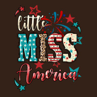 Little Miss America 4th Of July Heavy Core Tee | Teevron