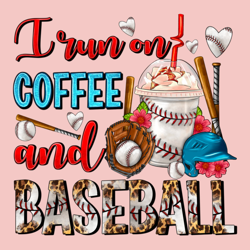 I Run On Coffee And Baseball Frappe Urban Heavy Tee by FaDigitalArtStudio | Teevron