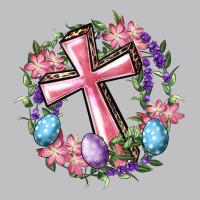 Cross With Floral Wreath And Easter Eggs Classic Tee | Teevron