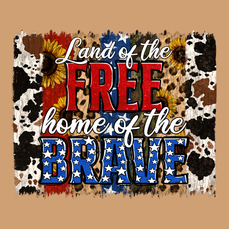 Land Of The Free Home Of The Brave Brushstroke Vintage Tee by Jasminsmagicworld | Teevron