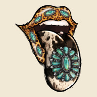 Turquoise Gemstone Leopard Cowhide Tongue Premium Tee | Teevron