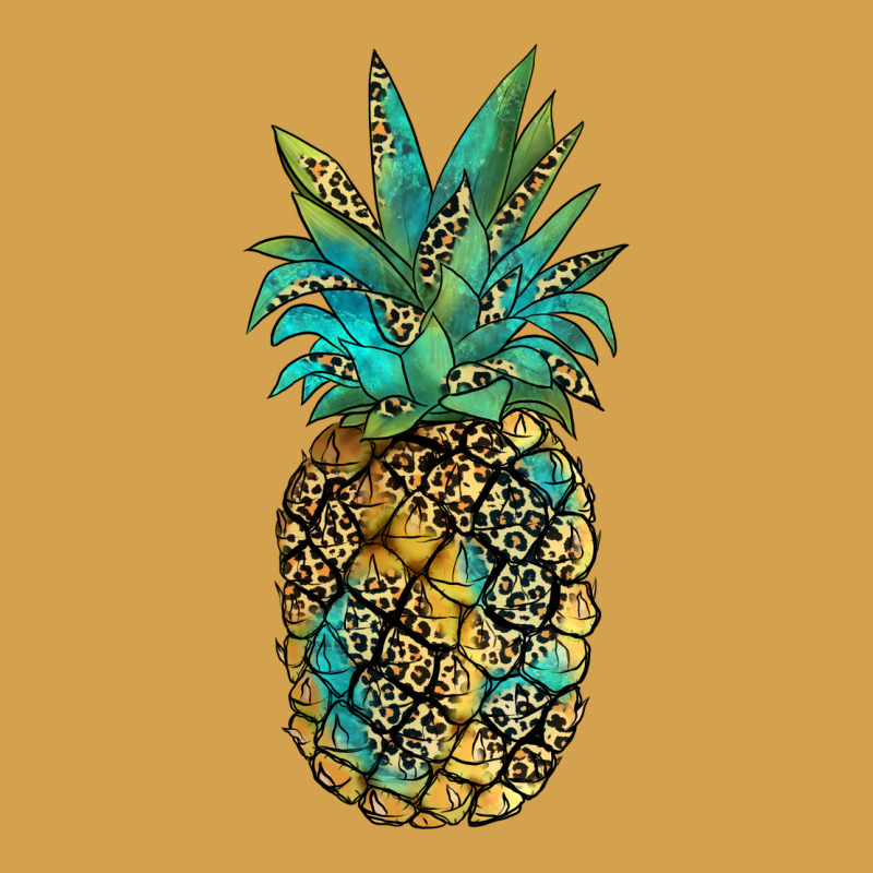 Leopar Turquoise Pineapple Urban Hoodie by JahusDesignShop | Teevron