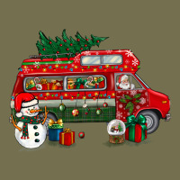 Christmas Santa Claus With Retro Van Vintage Hoodie | Teevron
