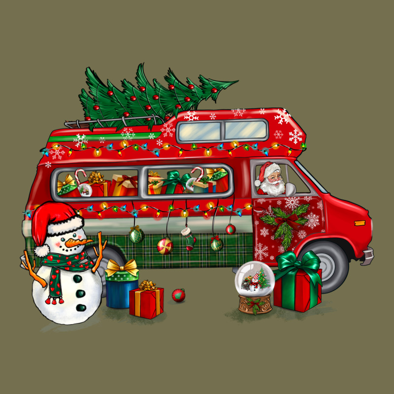 Christmas Santa Claus With Retro Van Vintage Hoodie by BundleAndBundleShop | Teevron