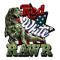 Red white rawr 4th of july | Teevron