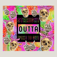 Straight Outta Fucks To Give Heavy Core Tee | Teevron