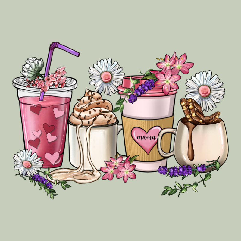 Mama Coffee Cup Mother's Day Ladies Tee by HowdyJamesFarm | Teevron